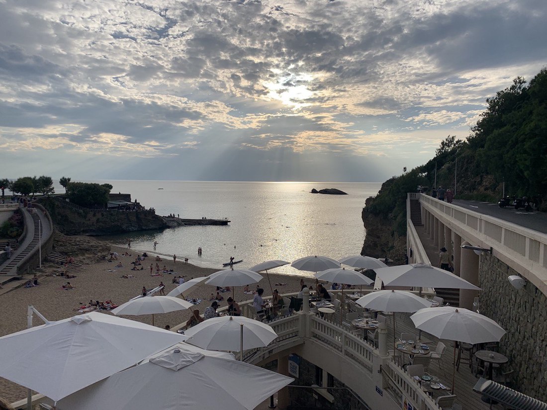 The old port beach