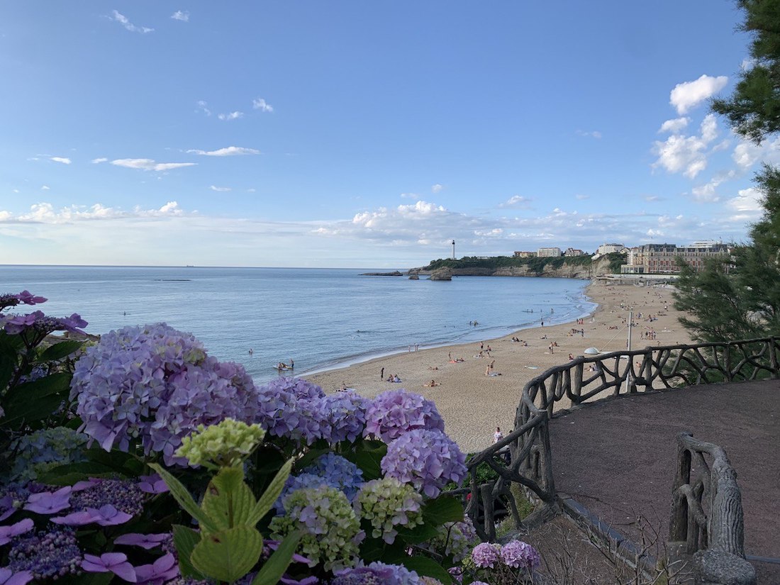 Biarritz in summer