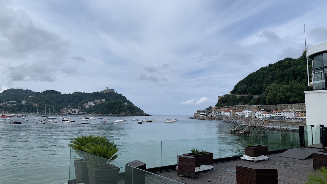 cafe by the sea in san sebastian